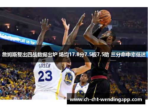 詹姆斯复出四战数据出炉 场均17.8分7.5板7.5助 三分命中率低迷