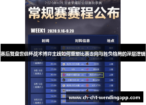 赛后复盘世俱杯战术博弈主线如何重塑比赛走向与胜负格局的深层逻辑